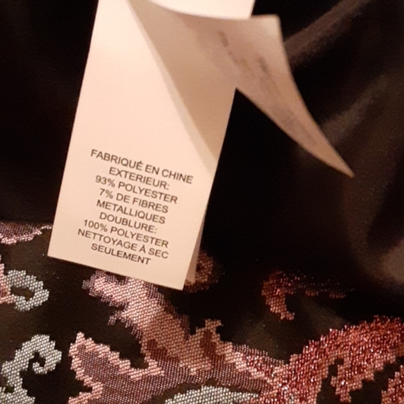 Kate Spade Lavender Jacquard Coat Size 10 - Picture 13 of 14